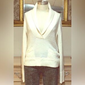 J. Crew cream sweater